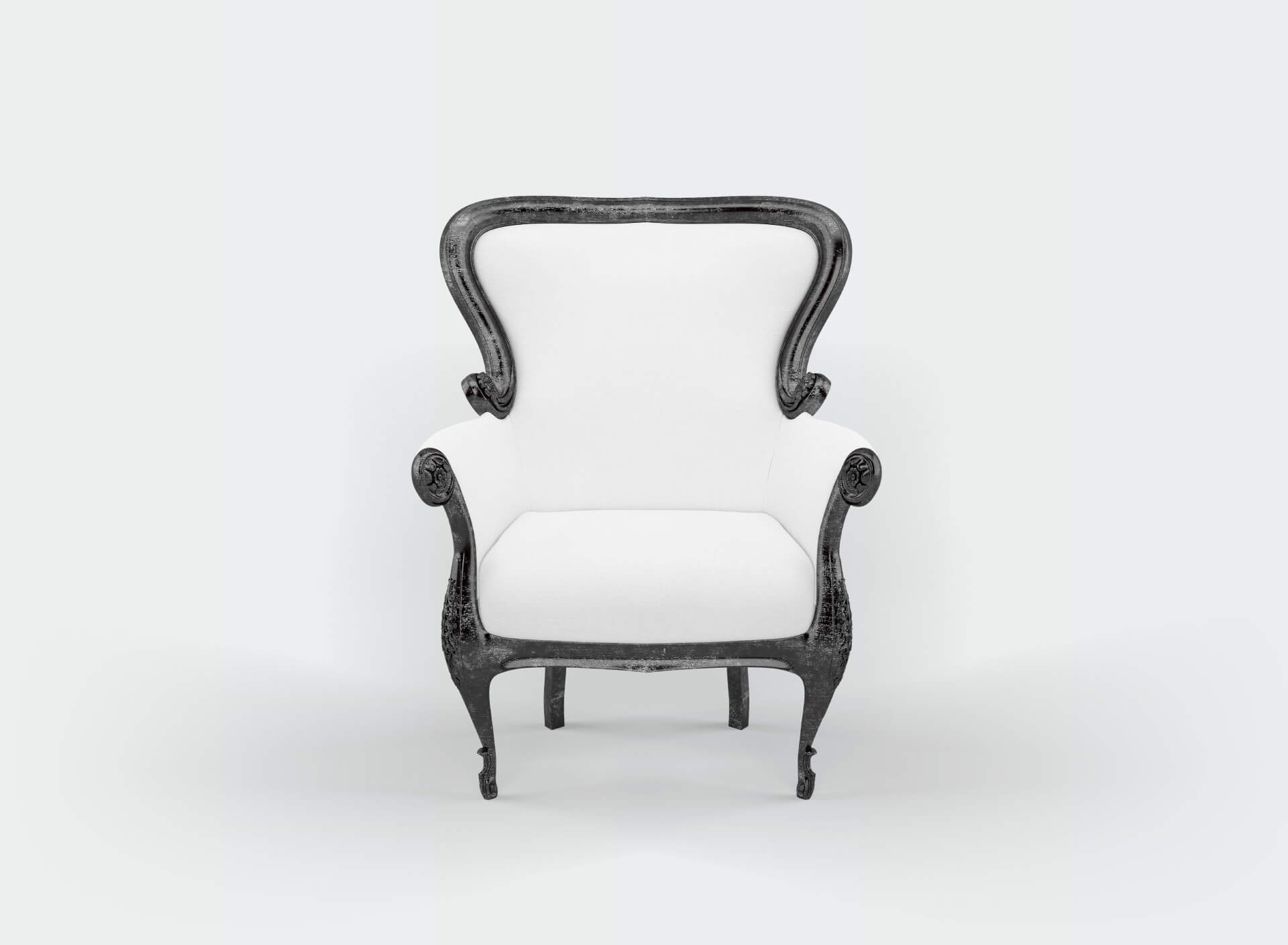 White Wing Arm Chair
