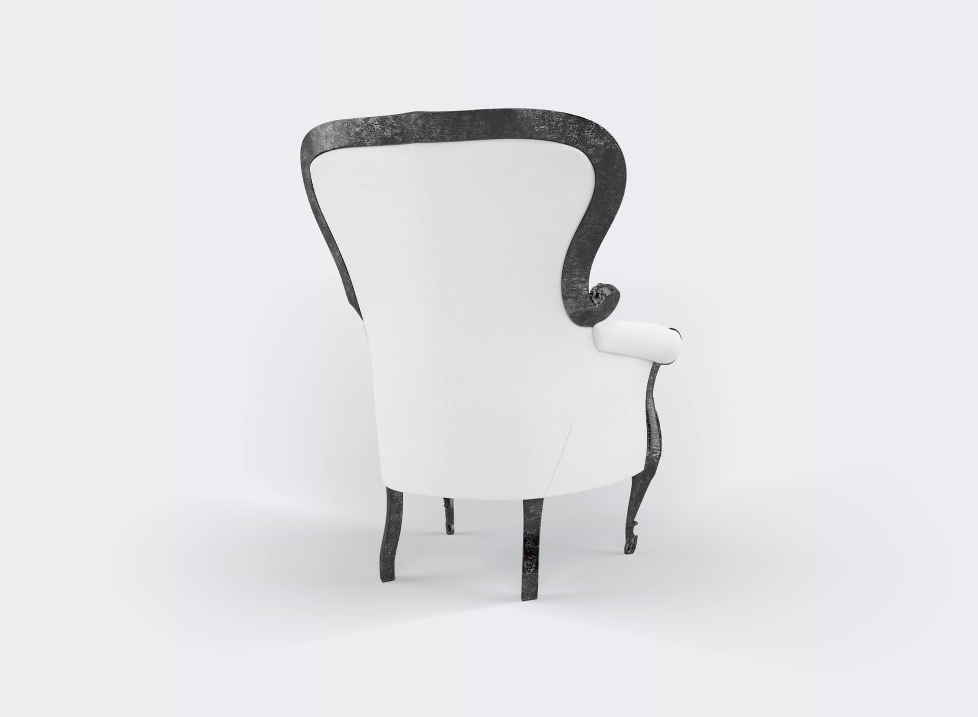 White Wing Arm Chair - Image 5