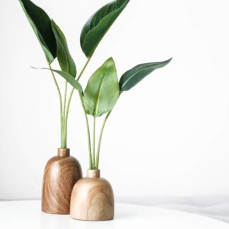 Wood Vase
