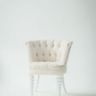 White Club Chair