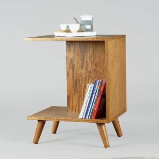 Brown Side Table With Storage
